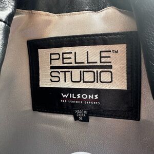 Wilson Leather Black Leather Blazer style Jacket